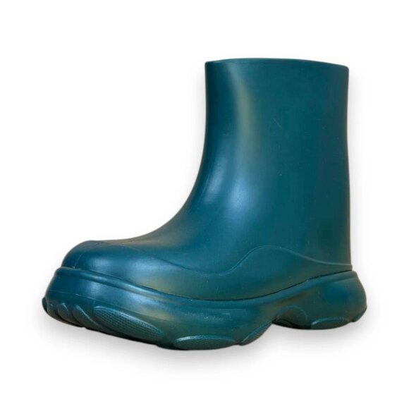 HUGO Wellee Extralight Women's Rainy Boots Olive Manmade US 7 (UK 4 EU 37) - Picture 1 of 4